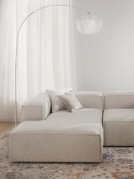 Bouclé Corner Chaise Module Lennon - thumbnail 2