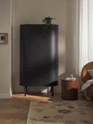 Compact Wardrobe Calary with Fluted Front - thumbnail 8
