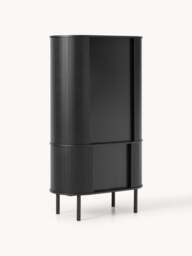 Compact Wardrobe Calary with Fluted Front - thumbnail 5