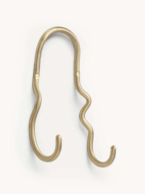 Handmade Brass Wall Hook Curvature - image 1