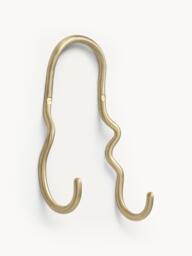 Handmade Brass Wall Hook Curvature - thumbnail 1