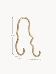 Handmade Brass Wall Hook Curvature - thumbnail 3
