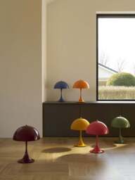 Dimmable Portable LED Table Lamp Panthella 250, Design Verner Panton - thumbnail 2
