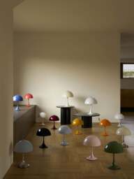 Dimmable Portable LED Table Lamp Panthella 250, Design Verner Panton - thumbnail 3