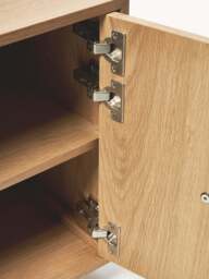 Bedside Table Holden with Travertine Handle - thumbnail 6