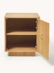 Bedside Table Holden with Travertine Handle - thumbnail 3