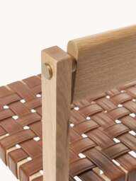 Wooden Dining Chair Liza with Vegan Leather Seat - thumbnail 7