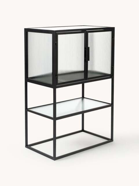 Highboard Boli with Grooved Glass - image 1