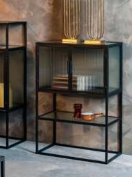 Highboard Boli with Grooved Glass - thumbnail 7
