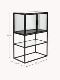 Highboard Boli with Grooved Glass - thumbnail 9