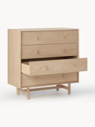 Oak Wood Chest of Drawers Diana - thumbnail 4