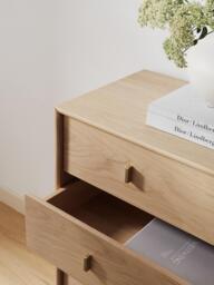 Oak Wood Chest of Drawers Diana - thumbnail 9