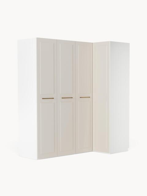 Modular Corner Wardrobe Charlotte, 215 cm Wide, in various sizes