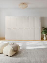 Modular Hinged Door Wardrobe Charlotte, 300 cm Wide, in various sizes - thumbnail 2