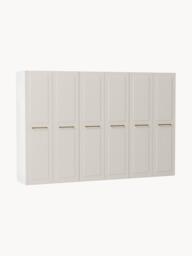 Modular Hinged Door Wardrobe Charlotte, 300 cm Wide, in various sizes - thumbnail 1