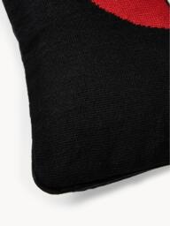 Handmade Decorative Wool Cushion Lips Hush - thumbnail 5