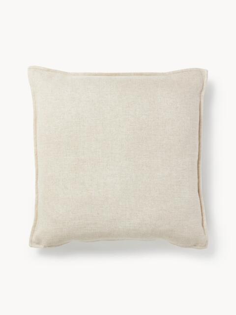 Large Linen Blend Sofa Cushion Lennon, 60 x 60 cm - image 1