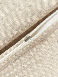 Large Linen Blend Sofa Cushion Lennon, 60 x 60 cm - thumbnail 3