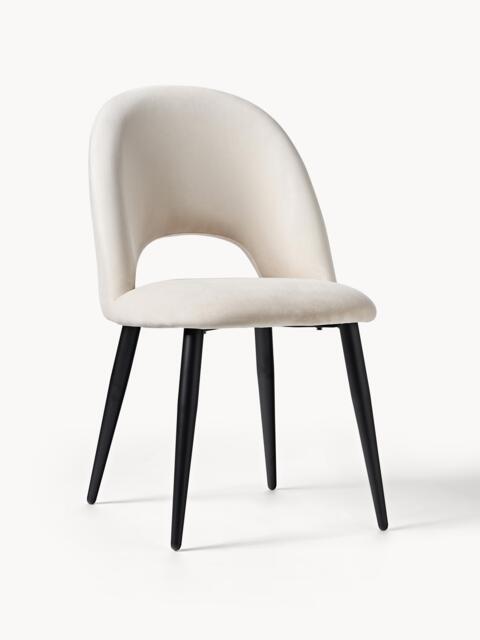 Upholstered Velvet Chair Rachel - image 1
