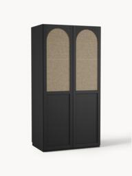 Modular Hinged Door Wardrobe Jeanne, 100 cm Wide, in various sizes
