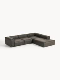 Modular Leather Corner Sofa Lennon (4-seater)
