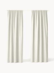Opaque Multi-Band Curtains Jensen, Set of 2, W 130 cm - thumbnail 3