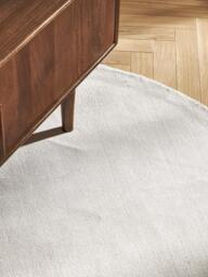 Round Hand-Woven Viscose Rug Jane - thumbnail 7