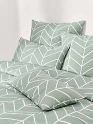 Patterned Cotton Duvet Cover Mirja - thumbnail 1