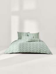 Patterned Cotton Duvet Cover Mirja - thumbnail 7