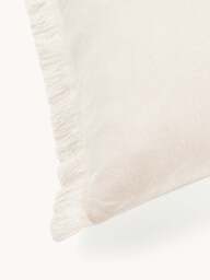 Linen Cushion Cover Luana with Fringes - thumbnail 2