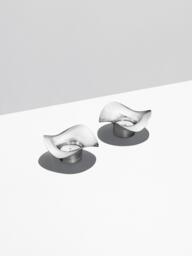 Organic-Shaped Stainless Steel Tealight Holders Cobra, Set of 2 - thumbnail 2