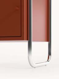 Metal Bedside Table Robyn, left- or right-hinged options - thumbnail 7