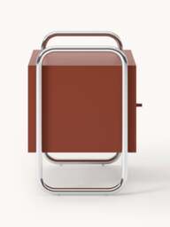 Metal Bedside Table Robyn, left- or right-hinged options - thumbnail 4