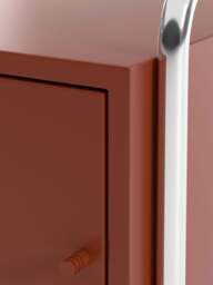 Metal Bedside Table Robyn, left- or right-hinged options - thumbnail 6