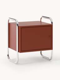 Metal Bedside Table Robyn, left- or right-hinged options - thumbnail 1