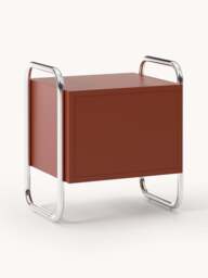 Metal Bedside Table Robyn, left- or right-hinged options - thumbnail 5