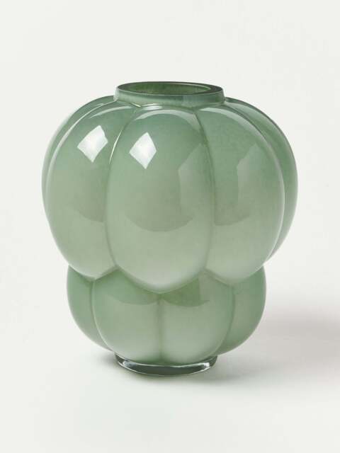 Mouth-Blown Glass Vase Uva, H 22 cm - image 1