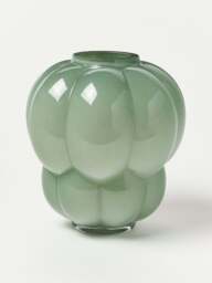 Mouth-Blown Glass Vase Uva, H 22 cm
