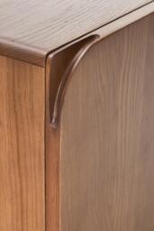 Oak Wood Bedside Table Cadi - thumbnail 7