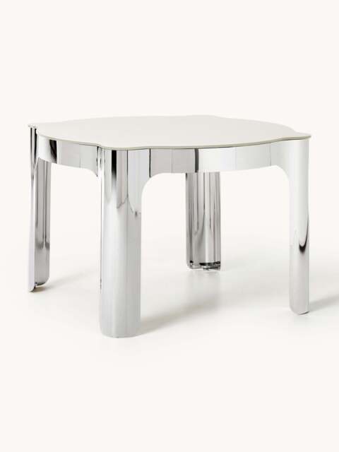 Round Dining Table Georgia with Glass Top, Ø 110 cm - image 1