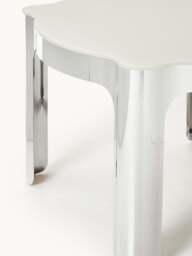Round Dining Table Georgia with Glass Top, Ø 110 cm - thumbnail 3