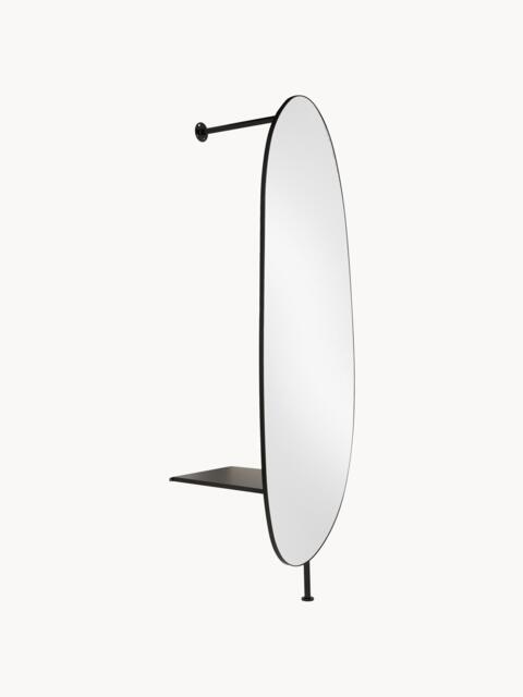 Full-Length Wall Mirror Ophelia with Clothes Rail and Shelf - image 1