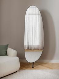 Full-Length Wall Mirror Ophelia with Clothes Rail and Shelf - thumbnail 9