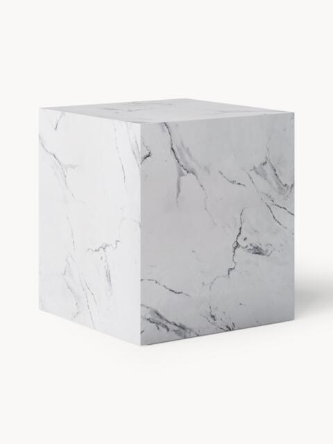 Marble Effect Side Table Lesley - image 1