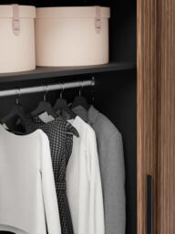 Modular Sliding Door Wardrobe Simone, 150 cm Wide, in various sizes - thumbnail 5