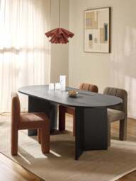 Oval Wooden Dining Table Toni, in various sizes - thumbnail 8