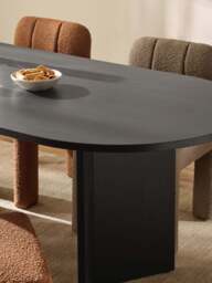 Oval Wooden Dining Table Toni, in various sizes - thumbnail 7