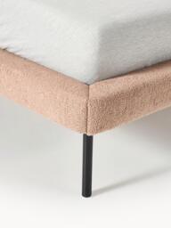 Upholstered Teddy Bouclé Bed Amelia - thumbnail 6