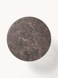 Round Coffee Table Antigua with Marble Effect Glass Top - thumbnail 6