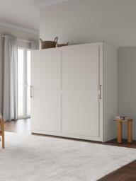 Modular Sliding Door Wardrobe Charlotte, 200 cm Wide, in various sizes - thumbnail 2